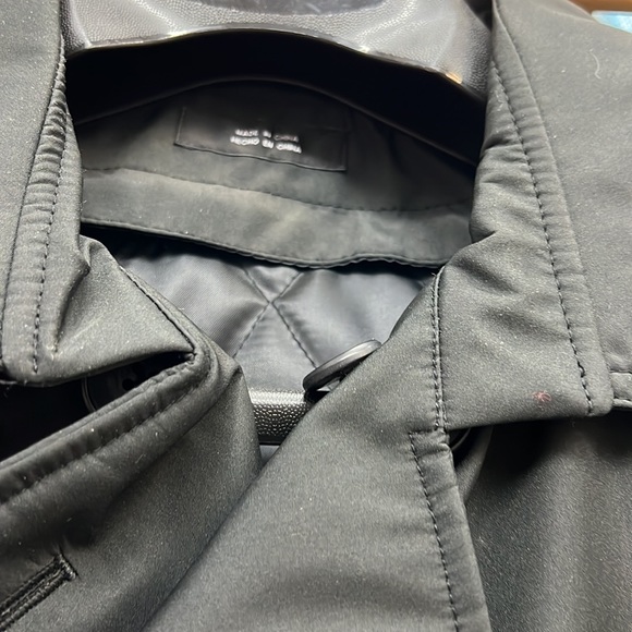 NWT,Claiborne men’s rain coat black zip out lining - Picture 6 of 17